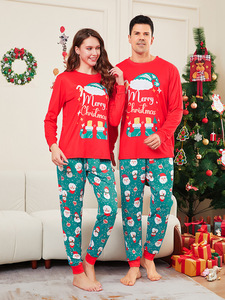Pyjama de <span class=keywords><strong>Noël</strong></span> Imprimé Père <span class=keywords><strong>Noël</strong></span> pour Toute la Famille, Grandes Tailles, Tenues Assorties Père <span class=keywords><strong>Mère</strong></span> Enfants Chien - Product Image 3