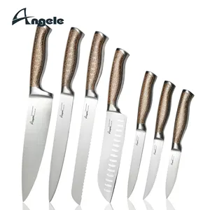Новинка 2023, набор кухонных ножей, лезвие 3cr13, стальной нож с ручкой, набор ножей для стейка