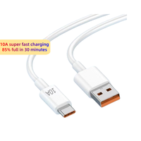 Kabel Data Tipe C Tembaga Murni Grosir 120W Pengisian Cepat 10A untuk USB 3.0