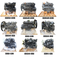 Ensemble moteur diesel GZRY Isuzu 4JB1 6UZ1 4JJ1 6WG1 4BG1 6SD1 pour excavatrice, moteur 4 temps refroidi par eau, démarrage électrique