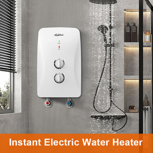 Calentador de Agua Eléctrico con Control Manual por Perilla, 5500W, Calentamiento Instantáneo, Cuerpo de Plástico, Operación Sencilla - Product Image 1