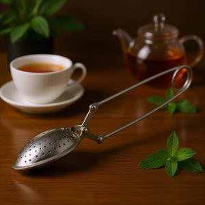 Cuillère à thé en acier inoxydable pour infuser le thé en feuilles - Product Image 3