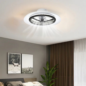 Iluminación moderna para dormitorio, ventilador de techo con luces, con <span class=keywords><strong>Control</strong></span> remoto inteligente, ahorro de energía, <span class=keywords><strong>Rgb</strong></span>, 220 voltios - Product Image 6