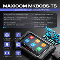 Autel-Herramienta de diagnóstico de Altar para coche, escáner OBD2 TPMS con sensor de presión de neumáticos, tienda oficial MaxiCheck MX808S TS