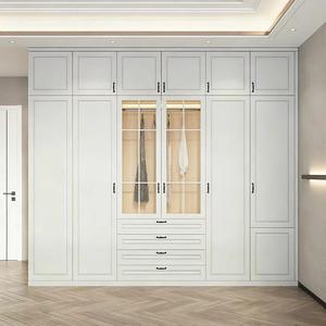 <span class=keywords><strong>Armario</strong></span> de Madera Grande para Dormitorio, Directo de Fábrica, Muebles de Estilo Abierto, <span class=keywords><strong>Armario</strong></span>/Ropero Portátil Económico, Juego de Muebles de Dormitorio de MDF - Product Image 4
