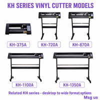 Plotter de corte automático de vinilo KH-870A de 720 mm (28 pulgadas) y 870 mm (34 pulgadas) para pegatinas, calcomanías, termoimpresión y fabricación de letreros
