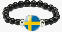 Événements sportifs produit Football joyeux Fans Bracelet coque de téléphone tricot chapeau étiquette Suède drapeaux nationaux