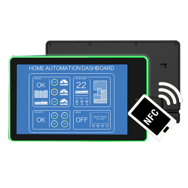 10 Inch Home Automation On-wall Panel with POE RS485 Wall-mounted Touchscreen Tablet Zigbee Android Tablet PC for Wall Mount