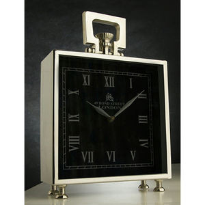 Modern Stainless Steel Desktop <b>Clock</b> - Product Image 6