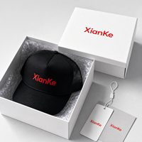Casquette Trucker X&K Vintage Années 70 Y2K en Corde Structurée à 5 Panneaux avec Dos en Maille pour Performance, Cyclisme en Extérieur, Mode Hip Hop, Snapback