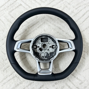 พวงมาลัยรถหนังแท้จัดส่งรวดเร็วสำหรับ Volkswagen VW Golf 4 5 6 7 7.5 8 MK4 5 6 7 7.5 7 <span class=keywords><strong>R</strong></span> <span class=keywords><strong>GTI</strong></span> GTD GTE Tiguan <span class=keywords><strong>POLO</strong></span> <span class=keywords><strong>GTI</strong></span> <span class=keywords><strong>R</strong></span> CC - Product Image 1