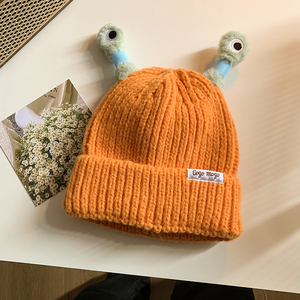 Nuevo Gorro de Invierno con Diseño de Dibujos Animados, Unisex, para Adultos, Bordado a Mano, Estilo Y2K, Gorro de Viaje, Tejido de Punto Acrílico 100% Personalizado - Product Image 5