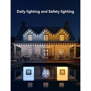 ไฟ LED LemonNova แบบเส้นยาว 25 ฟุต 18 ดวง หลายสี รุ่น Ws2812B Ic สำหรับภายนอกอาคาร ระบบสมาร์ท RGB แสงสว่างถาวร - Product Image 2