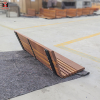 Usine En Gros Banquette Top Meubles De Jardin Sans Jambes Rustique Extérieur Parc Banc Sièges Public Bois Lattes Chaise