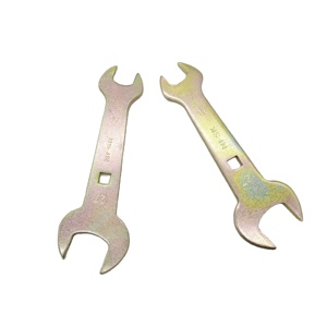 Llave OEM personalizada, herramienta de ferretería galvanizada con hebilla plana, llave giratoria industrial, llave de doble cabeza, llave de 19 mm con doble cabeza - Product Image 3