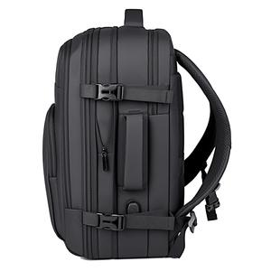 Business Double-Shoulder Backpack for Men Casual Pure Color Large Capacity Water-Resistant Travel <b>Bag</b> RTS Bulk Mixed Order - Product Image 2