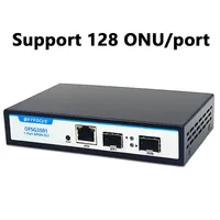 OPTFOCUS OFS3501 Mini GPON OLT 1 Puerto 1PON VLAN 10G Uplink Conector SCUPC Alimentación CC 12V 2A Fuente de Alimentación POE para 128 ONU