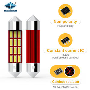 C5W bubbl 31 36 39 41mm 4014 chip LED Canbus C10W nuova condizione 12V auto LED luce di lettura interna lampada a cupola - Product Image 3