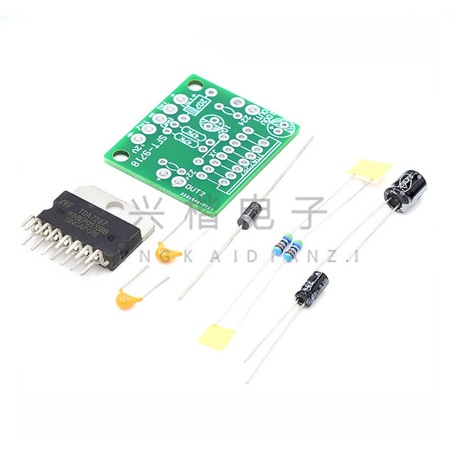 TDA7297 Audio Amplifier Board Kit 12V DC 2.0 Channel Pure Amplifier DIY Electronics Project