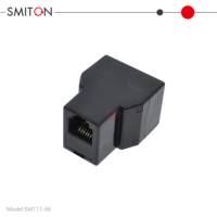 Adaptador Divisor de Conexión P1, Adaptador Divisor 6P6C, 1 a 2 Puertos Hembra Dobles