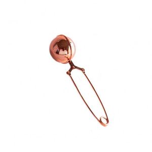High Quality Stainless Steel Gold Color Filter Strainer Ball Shape Mesh <b>Tea</b> <b>Infuser</b> - Product Image 3