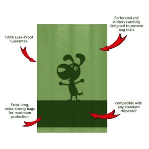 Sacs à déjections canines, 270 sacs à déchets pour animaux de compagnie, 100% étanches, extra épais et résistants, biodégradables, parfum lavande - Product Image 5