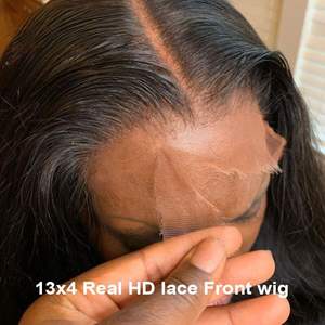 Peluca de Cabello Humano Vietnamita Virgen con Encaje Transparente HD de 13*6, Sin Pegamento, Cutícula Alineada, Compra al por Mayor para Mujeres Negras - Product Image 4
