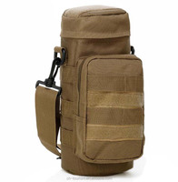 Offre Spéciale tactique 1L hydratation Sling Cross Body Molle sac porte-bouteille d'eau pochette de transport avec fermeture à glissière