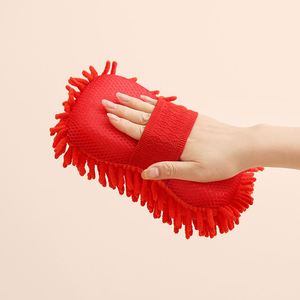 Wholesale Chenille Plush Cleaning <b>Brush</b> Block Super Sponge Gloves for Efficient Car Wash - Product Image 5