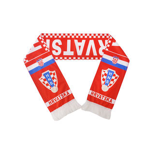 Bufandas de Fútbol Impresas en Alta Definición <span class=keywords><strong>del</strong></span> Equipo Nacional, Bufanda para Fanáticos con Logotipo Personalizado, Copa Mundial de Fútbol - Product Image 3