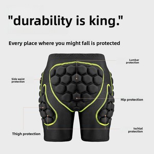 Protections pour les fesses de ski, équipement de protection pour le snowboard, protections internes pour les coudes, genouillères et shorts de protection des hanches pour le patinage sur glace - Product Image 3