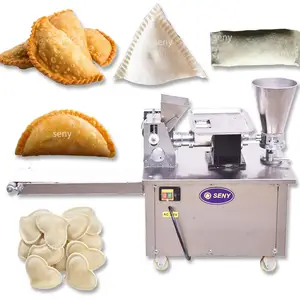 Máquina automática para hacer dumplings de restaurante, máquina para hacer dumplings, Puff, Samosa, Empanada