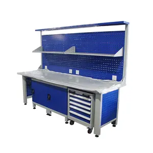 Heavy combined tool cabinet auto repair tool car parts cabinet combined work table cabinet maintenance console