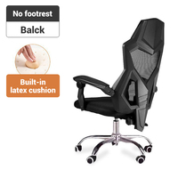 Chaise de bureau en maille bon marché chaise ergonomique de direction pivotante chaises de jeu de bureau en tissu avec appui-tête et repose-pieds