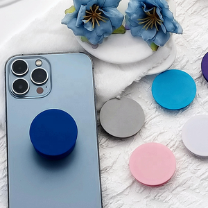 JZ人気商品販促用ビジネスギフト携帯電話アクセサリーカスタム携帯電話用ポップソケット折りたたみ式携帯電話グリップ無地携帯電話グリップ - Product Image 1