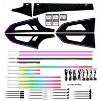 Kit d'éclairage d'ambiance dynamique LED 64 couleurs pour l'intérieur de voiture Audi Q7 4M 2016-2019 Facelift 2016-2025