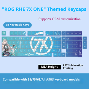 Nuevas Teclas Ergonómicas PBT con Sublimación <span class=keywords><strong>de</strong></span> Tinta, Tema Anime, Personalizadas para ROG, <span class=keywords><strong>EVA</strong></span>, CS:GO, para Teclado Mecánico OEM - Product Image 3