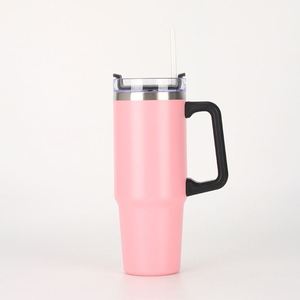 Outdoor Travel Mug 20oz Stainless Steel Vacuum Insulated Tumbler With Handle Straw Multi Scene Usage - Product Image 3