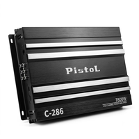 Amplificateur de voiture 4 canaux classe AB 4 ohms, amplificateur de puissance audio stéréo pleine gamme pour voiture, bridable, avec garantie d'un an