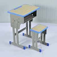 Ensemble de table et de chaises réglables en hauteur pour les élèves du primaire et du secondaire; Convient aux écoles et aux ce