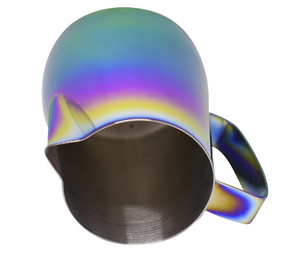 Multicolor 12 oz café con leche arte de alta calidad de acero inoxidable café té leche espuma lanzador dripless pico taza arte - Product Image 2