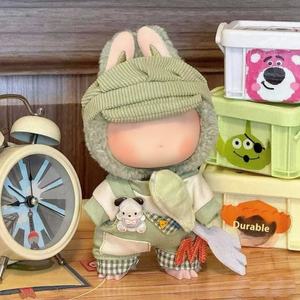 Lindo juguete de dibujos animados de segunda generación de 17cm personalizable <span class=keywords><strong>abrigo</strong></span> de bebé reemplazable plástico <span class=keywords><strong>Rab</strong></span> tela vestido de vinilo para muñeca Universal - Product Image 2