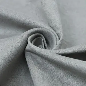 Фабрика Китая, текстильное сырье, замшевая ткань 120gsm, 100 полиэстер, микрофибра, замшевая ткань для одежды