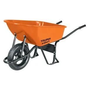 Scatola con 1 unità 6 ft3 carriola a prova di foratura, telaio tubolare, Truper Expert - Product Image 1