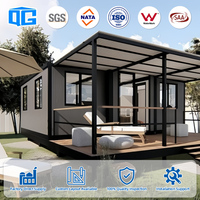 Maison conteneur extensible aux normes australiennes 20 pieds, unité d'habitation autonome 2, 3 ou 4 chambres, maison modulaire pliable avec panneaux solaires hors réseau