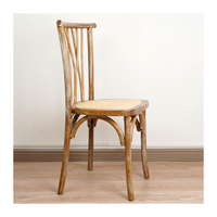 Événement Botanica Chaise En Bois CrossSweaterhair Dindresschair Salle À Manger Meubles Antique Rustique Classique Banquet Padressedding