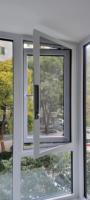 Ventanas Hongqi Modelo 0210 con Bisagras Abatibles, Diseño Moderno, Malla de Acero Inoxidable de Alta Definición, Marco de Aleación de Aluminio