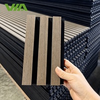 Panneaux acoustiques insonorisants en bois de chêne, placage MDF, feutre PET, design moderne, durables, pour entrepôt et extérieur, directement de l'usine