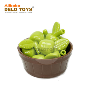 Città street view cibo frutta verdura stand negozio con mattoni building block set <span class=keywords><strong>fai</strong></span> <span class=keywords><strong>da</strong></span> <span class=keywords><strong>te</strong></span> (DLC-035) - Product Image 5