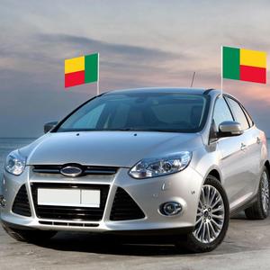 Cheap Price Benin Car Window <b>Flag</b> 12x18inch Custom Logo with High Material - Product Image 1